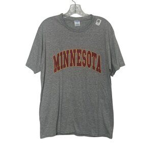 University of Minnesota Graphic Tshirt Mens Medium Gray New Fanwear